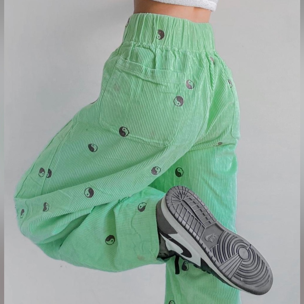Urban Outfitters parachute peace sign pants